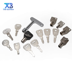 กุญแจล็อคสามเหลี่ยมลิฟต์2801 2802 2803กุญแจประตูลิฟต์ล็อกลิฟท์ไม่มีกุญแจห้อง TA6461 090 - Product Image 2