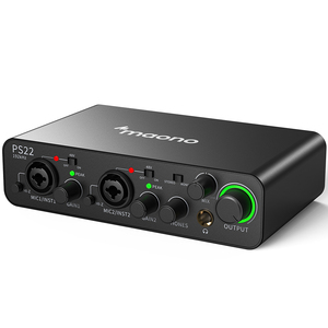 MAONO PS22 mixer Audio professionale interfacce scheda Audio esterna di Routing Software di registrazione Podcasting produzione musicale - Product Image 1