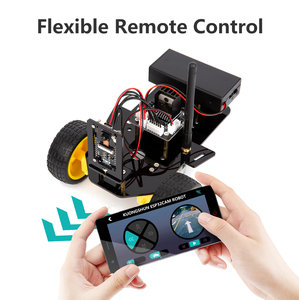 Robotlinking nuevo 2WD Smart Robot Car Kit Wifi ESP32 Camera Starter Kit para programar STEM Smart Car Para r3 para Arduino