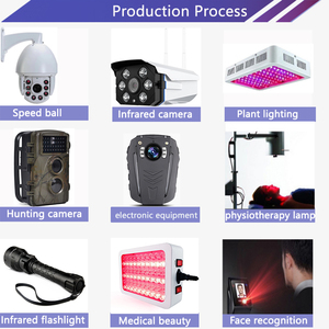 ชิป RoHS Epistar 940nm พลังงานสูง 1w 2w 3w SMD LED เติบโตไดโอดไอออดไอออด - Product Image 6