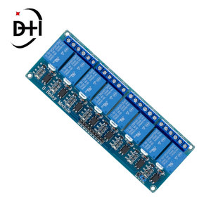 Módulo de relé de 8 canales, 5v, con salida de relé optoacoplador, 8 vías para arduin, 1 unidad