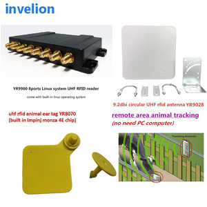 Großhandel UHF Tier RFID Ohr marke für Ziege Kuh Schaf Schwein Benutzer definierte Laser Nummer Bar Qr Code Logo Blank TPU Tag Frequenz 860-960MHz - Product Image 6