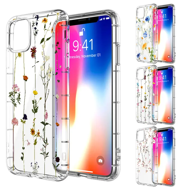 Dropshipping Cartoon Telefoon Case Clear Soft Case Telefoon Tpu Voor Iphone 15 Clear Siliconen Telefoon Case