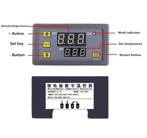 高精度温度コントローラW3230デジタルディスプレイサーモスタットモジュールデジタル温度コントローラ - Product Image 5