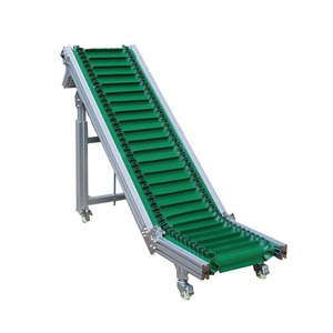 Cinta transportadora de potencia, mesa de grado alimenticio para carga de camiones, descarga en forma de V, bobinadora, cinta transportadora de goma ancha - Product Image 6