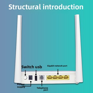 HG8546M Xpon Gpon Modem con 1GE + 3FE TEL + USB 2.4g 5dbi WiFi 4 porte rete in fibra ottica ONU Router per FTTH Telecom 4G pip on - Product Image 3