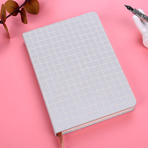 A4 A5 A6 Logo personalizzato taccuino semplice stampa personalizzata quaderno con copertina rigida in lino - Product Image 6