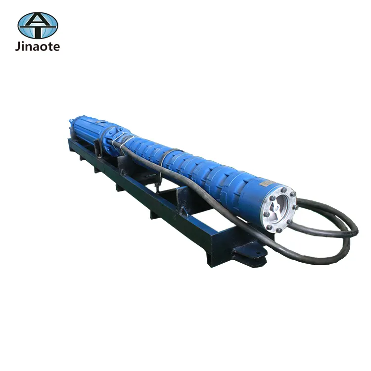 Horizontal High lift and large volume submersible mine Pump