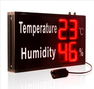 Pantalla Digital de señalización para interiores, termostato Digital, Sensor de temperatura, pantalla Lcd, pantalla Digital de 7 segmentos