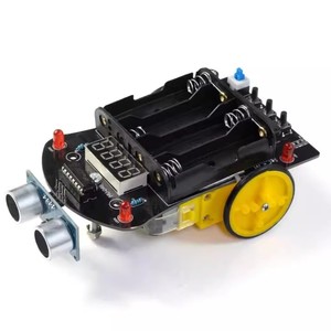Microcontrollore intelligente per auto ad ultrasuoni per evitare gli ostacoli per il monitoraggio delle auto che vanno robot programmazione kit per auto fai da te - Product Image 1