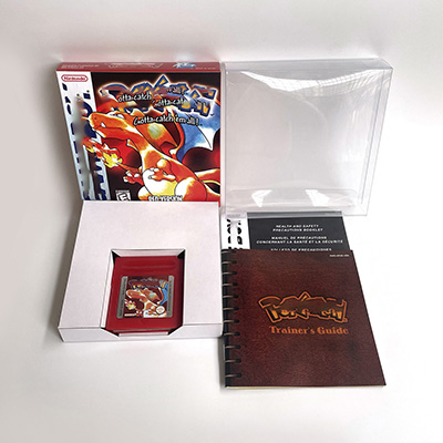 Red cartridge manual box