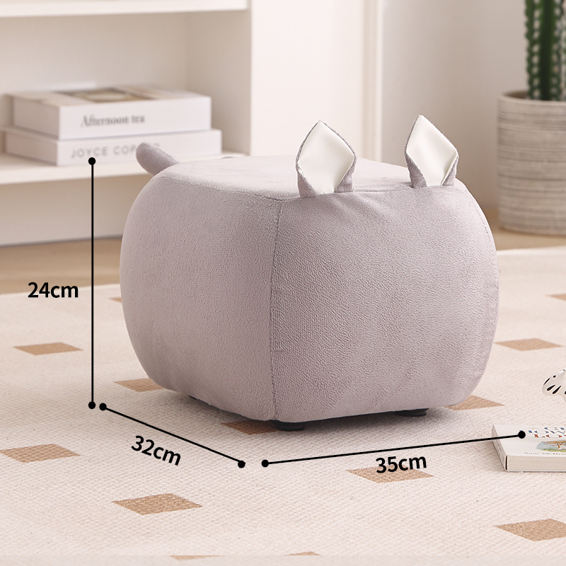 Chat gris - 24 cm de hauteur