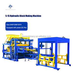 Qt5 15 Máquina para fabricar bloques de arena con agujeros huecos de cemento de hormigón completamente automática para la construcción - Product Image 2