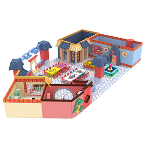 Trong nhà trẻ em Thiên Đường gà đội theo dõi bảng khối xây dựng khối lắp ráp đá cẩm thạch bảng trò chơi thông minh - Product Image 5