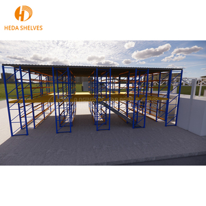 Mezzanino in acciaio per la raccolta di ordini multilivello con protezione contro la corrosione industriale Pallet scaffalature scaffali per lo stoccaggio in magazzini - Product Image 6