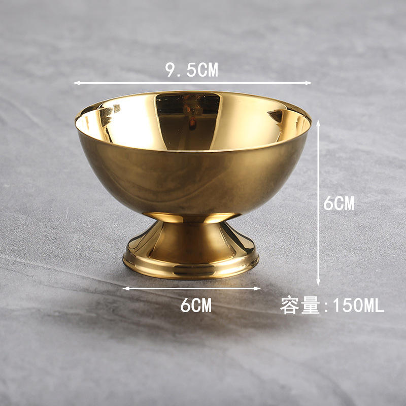 Coupe de glace naine 150 ml - Or