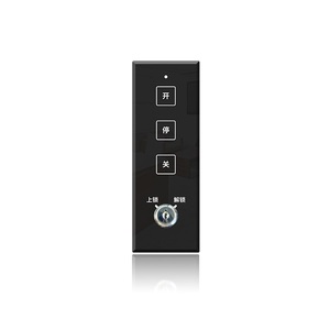 Tre pulsanti funzione selettore controllo chiave interruttore tattile porta automatica apertura Stop <span class=keywords><strong>Close</strong></span> Lock Unlock