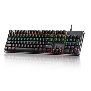 2020 RGB Teclado mecánico 104 teclas teclado de máquina de escribir de juego - Product Image 3