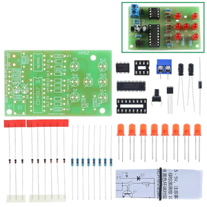 Electronic Dice <strong>NE555</strong> LED Module CD4017 DIY <strong>Kit</strong> 5mm Red LED 4.5-5V ICSK057A Electronic Module Fun Diy Electronic - Product Image 4