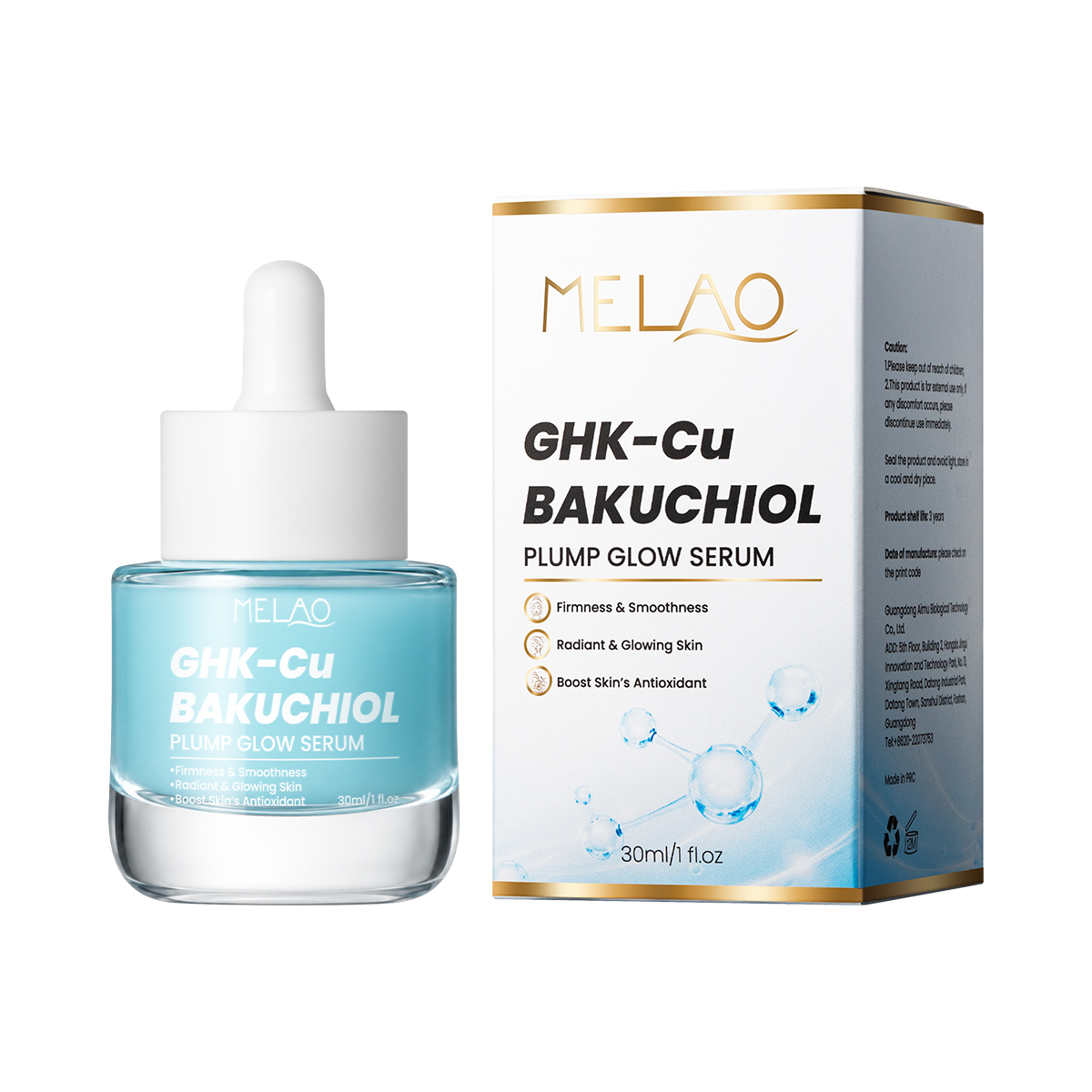 GHK-Cu BAKUCHIOL PLUMP GLOW SERUM