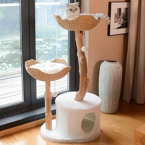 Luxury Cat Climbing Tree <strong>Sisal</strong> Scratching Post Cat Nest Natural Fruit Tree <strong>Trunk</strong> - Product Image 4