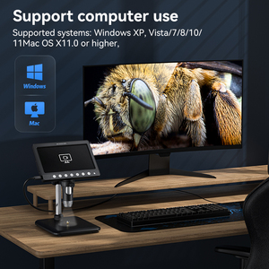 新型H330 1200X 7英寸放大显微镜生物相机显微镜数码 - Product Image 5