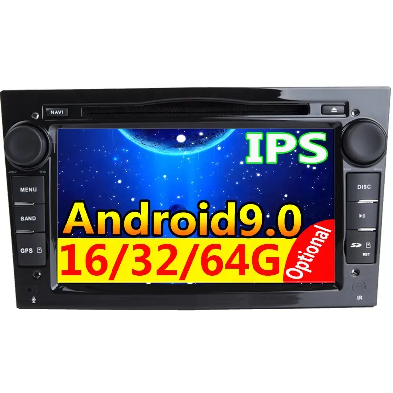 IPS 2 Din Android 9 araba radyo multimedya Opel Vectra C için Vauxhall Astra HG J Zafira B Corsa D vivaro Meriva AntaraVeda DSP 4GB