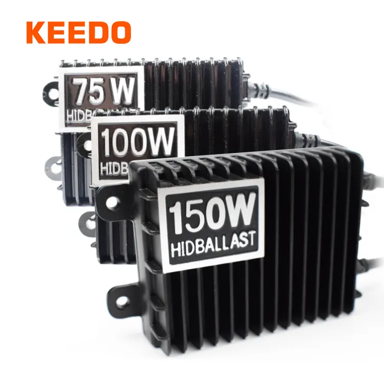 Keedo-balasto de xenón ajustable Hid, 12V, 24V, 75W, 100W, 150W, 250W, lámpara eléctrica para coche