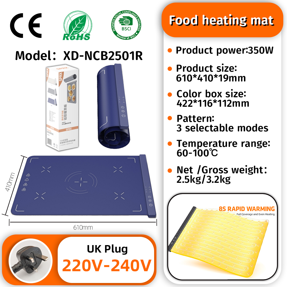Bleu 220-240V UK Plug