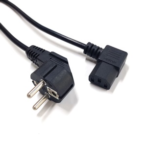 16A 250โวลต์ยุโรปมาตรฐานยุโรป7/7 Schuko เสียบไปที่มุมขวาสาย C13หลัก IEC สายไฟสายไฟสายไฟฟ้า AC สำหรับคอมพิวเตอร์ - Product Image 3