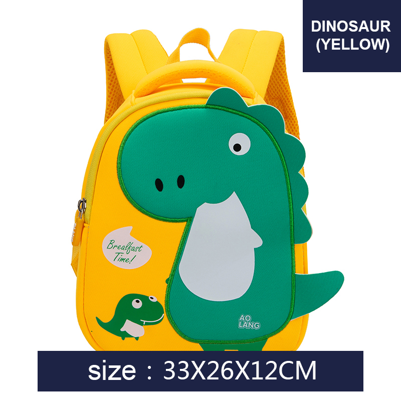 Dinosaure à couronne jaune grand