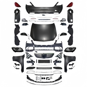 Adatto a modificare il W222 Maybach con l'ampio paraurti anteriore e le luci posteriori della W221 Mercedes-Benz classe S. - Product Image 6