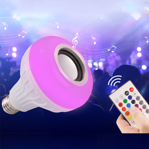 E27 RGBW LED renk değiştiren ampul BT hoparlör uzaktan kumanda ile ev etkinlikleri ve tatil projeksiyon ışıkları için - Product Image 6