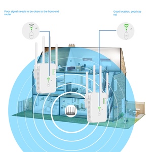 Nuevo amplificador de red doméstica U13 QoS AP USB VPN VoIP 4G 5G WEP módem repetidor 2,4G WiFi señal Firewall Dual-Band 1200Mbps Router - Product Image 4