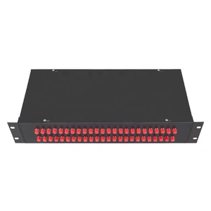 Tipo fijo ODF 2U 48 puertos Marco de distribución de fibra óptica Panel de conexión de fibra cargado con adaptador FC - Product Image 2