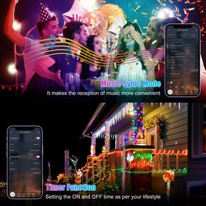 5V色変更LedフェアリーストリングライトUSBプラグRGBトゥインクルクリスマスツリーライト33FT100LEDストリングライトリモート付き - Product Image 6