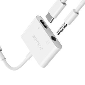 JOKADE Popular 3.5mm Portable Line Control Type-C <strong>4</strong> in <strong>1</strong> <strong>Audio</strong> Converter for Listening to Songs/Charging/Wire Control/Calling - Product Image 2