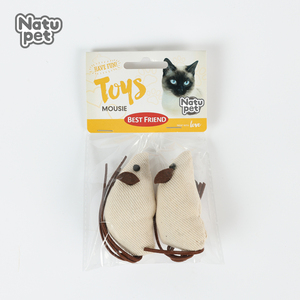 Gato juguetes interactivos simulación Lino gato juguete ratón personalizado Sisal Catnip ratones juguetes para gatos - Product Image 2