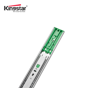 Carril deslizante para cajón de cocina, rodamiento de bolas de empuje para abrir, alto estándar, silencioso, 45mm de ancho - Product Image 1
