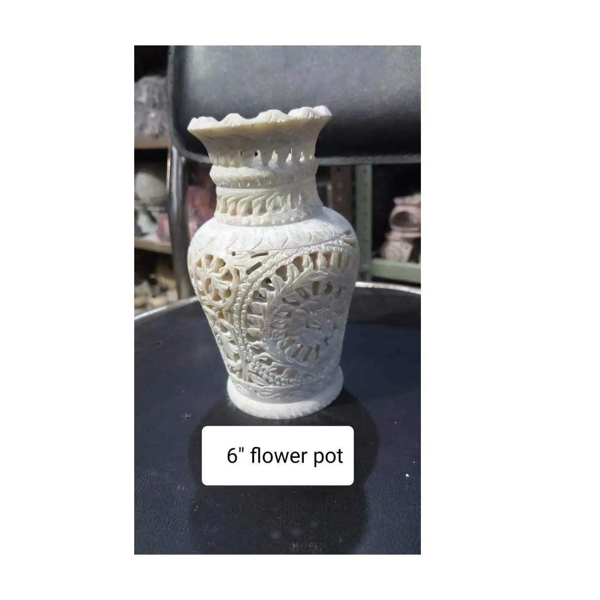 Vase à fleurs en marbre de haute qualité, produit de décoration pour salon, nouveau design moderne, meilleure vente