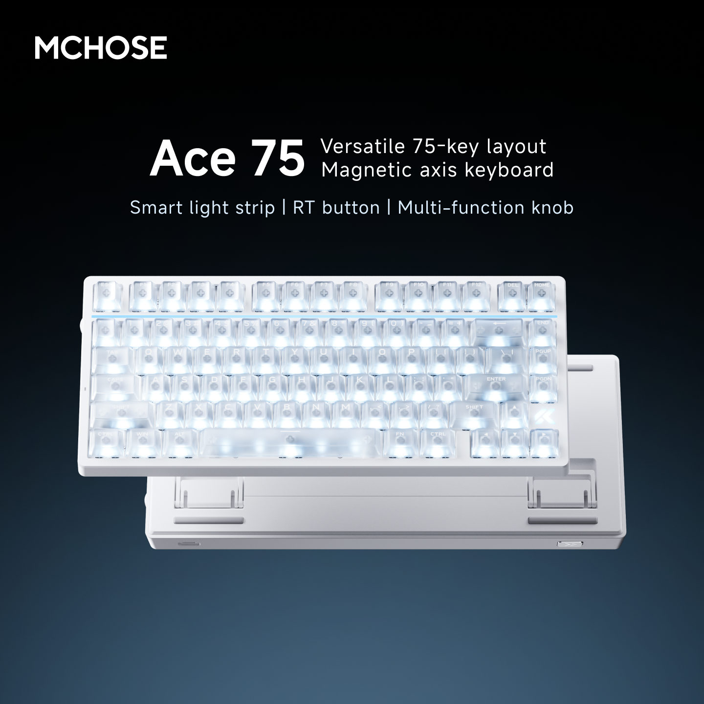 Blanc - Axe magnétique Fire Shadow