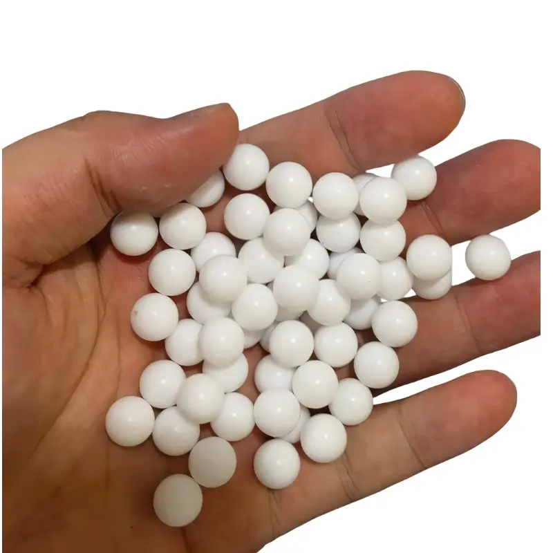 Prezzo di fabbrica produttore fornitore fluoroplastica Ptfe sfera di plastica dura per scivolo