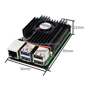 Hot Sale <strong>Raspberry</strong> Pi5 <strong>Case</strong> Aluminum Alloy Shell Enclosure Cooling Fan <strong>Raspberry</strong> <strong>Cases</strong> Back Housing Cover for <strong>Raspberry</strong> <strong>Pi</strong> 5 - Product Image 1