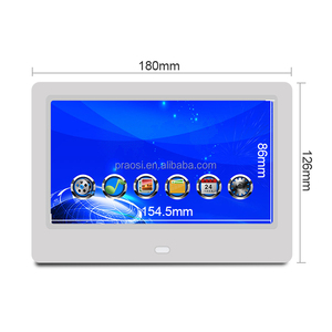 Artıları akıllı 7 "dijital fotoğraf çerçevesi Full HD ekran fotoğraf Video oynatıcı uzaktan kumandalı takvimli saat desteği USB/MMC/SD kart - Product Image 6