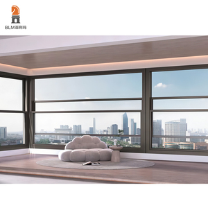 BLM Balcony Oversized View Smart <strong>Window</strong> Vertical With Screen Aluminum Glass Rain Sensor Lifting <strong>Windows</strong> Custom Aluminium <strong>windows</strong> - Product Image 6