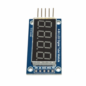 TM1637 LED ekran modülü 7 Segment 4 bit 0.36 inç saat kırmızı anot dijital tüp dört seri sürücü panosu paketi
