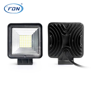 Yüksek güç 56LEDs 168W 9-80V 6000k alüminyum Whitelight LED spot kare İş işık kamyon traktör Off Road araba araçlar için - Product Image 5