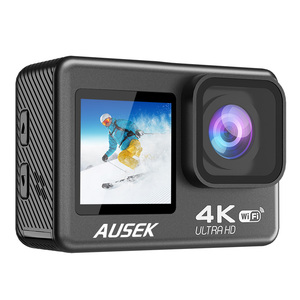 Eylem vlog 11 kamera 4K su geçirmez Ausek Pro vlog 12 siyah kayıt fonksiyonu eylem kamera altında 1000 - Product Image 5