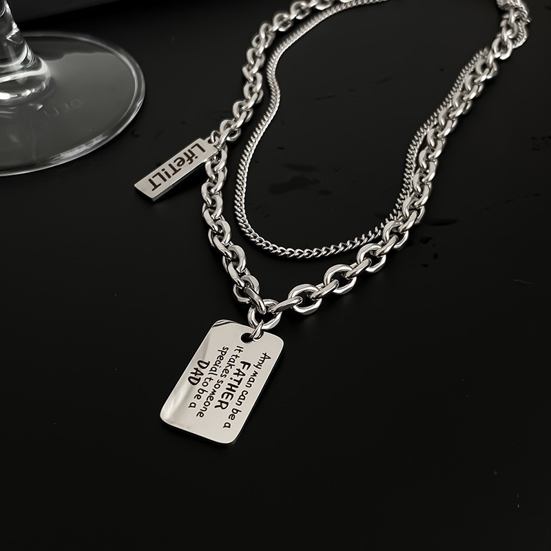 Colorido L215-A (Collar de Letras de Doble Capa)
