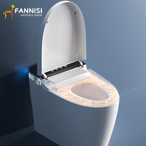 Tek parça otomatik bide tuvalet uzaktan kumanda zemin monte elektrikli sensör gömme koltuk isıtma akıllı WC akıllı tuvalet WC - Product Image 3